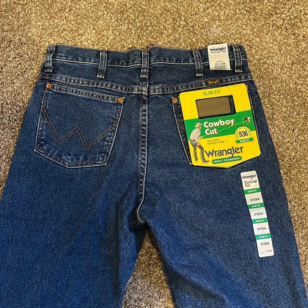 Mens Wrangler Cowboy Cut Jeans